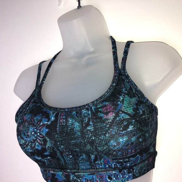 Gaiam Blue Black Sports Bra‎ XS - Picture 2 of 13